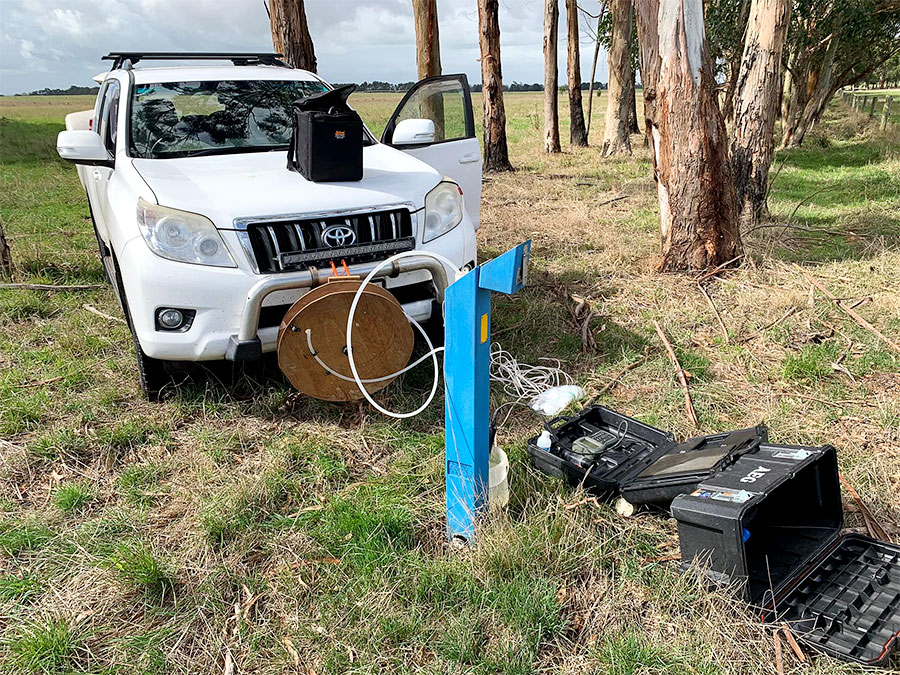 Recycled water irrigation scheme groundwater monitoring.